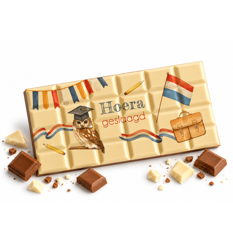 Chocoladereep Geslaagd