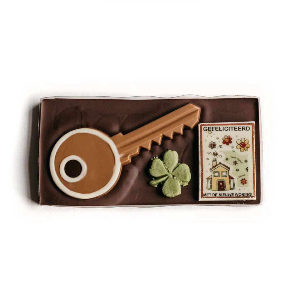 Chocolade sleutel op reep klein