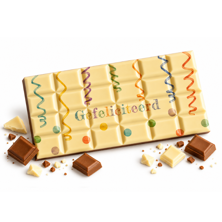Chocoladereep Gefeliciteerd