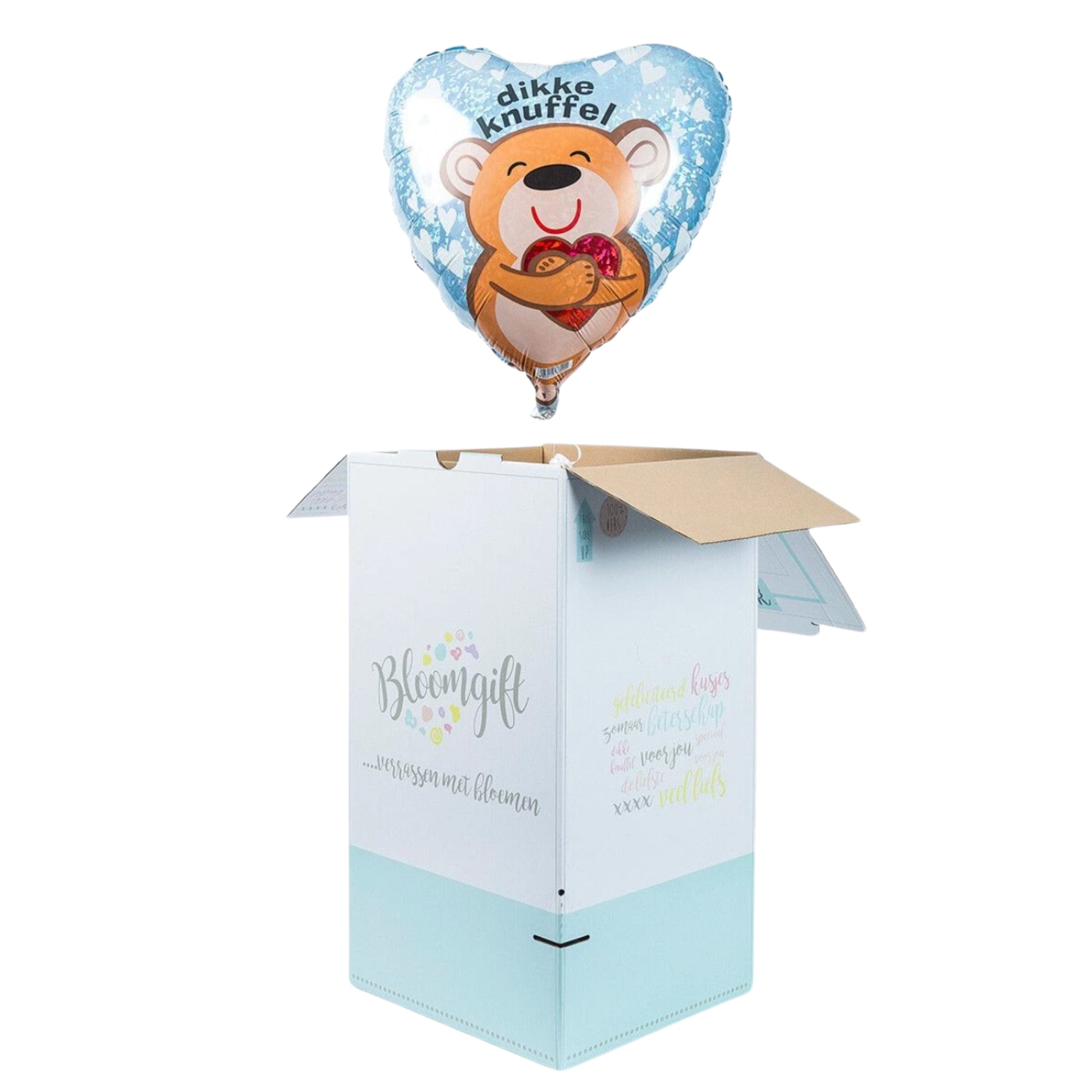 Combideal Knuffelbeer met Bloemen