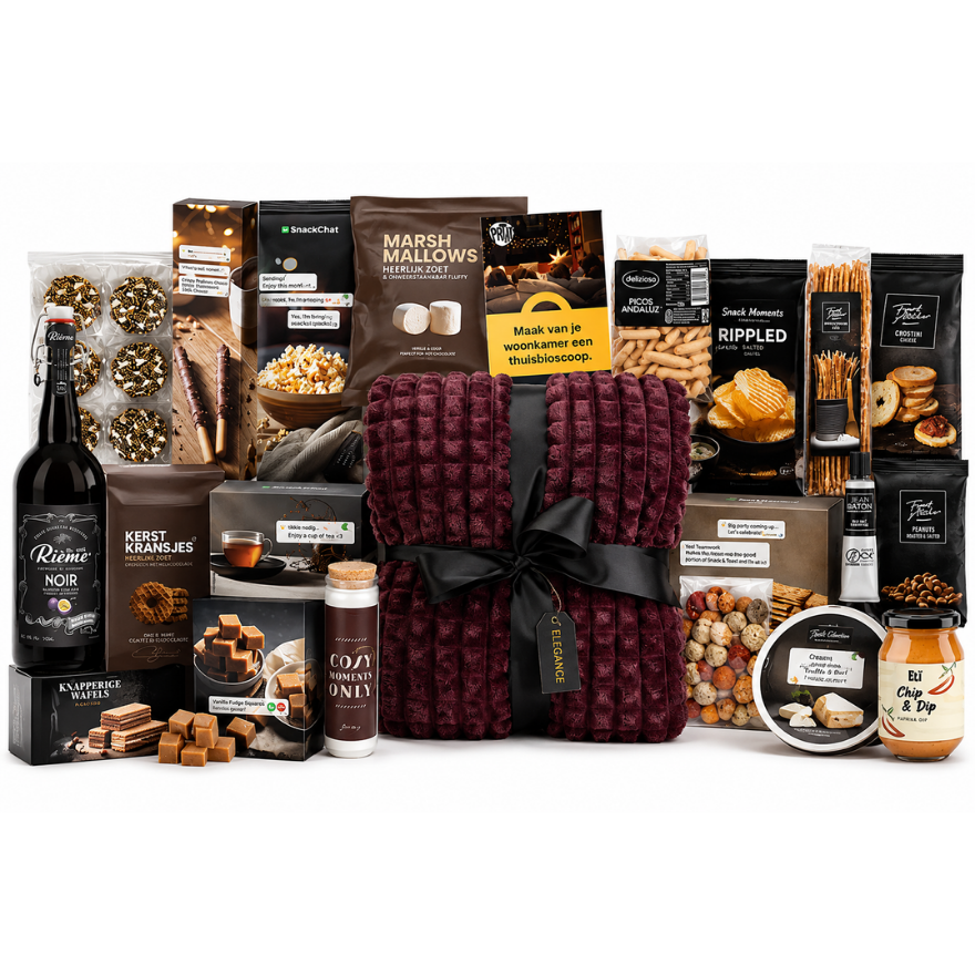 Luxe Verwenpakket met Zachte Deken & Snacks | Cadeau
