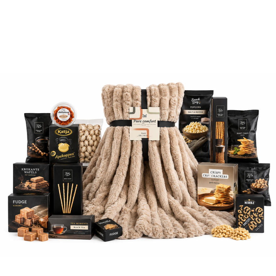 Warme Knuffeldeken & Luxe Cadeaupakket | Gezellig & Comfortabel