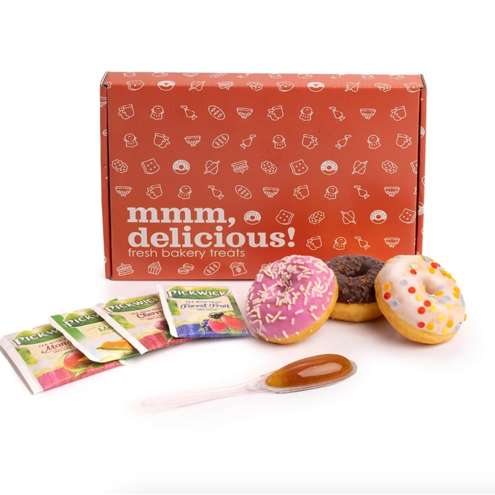 Mini donut theepakket (brievenbusgeschenk)