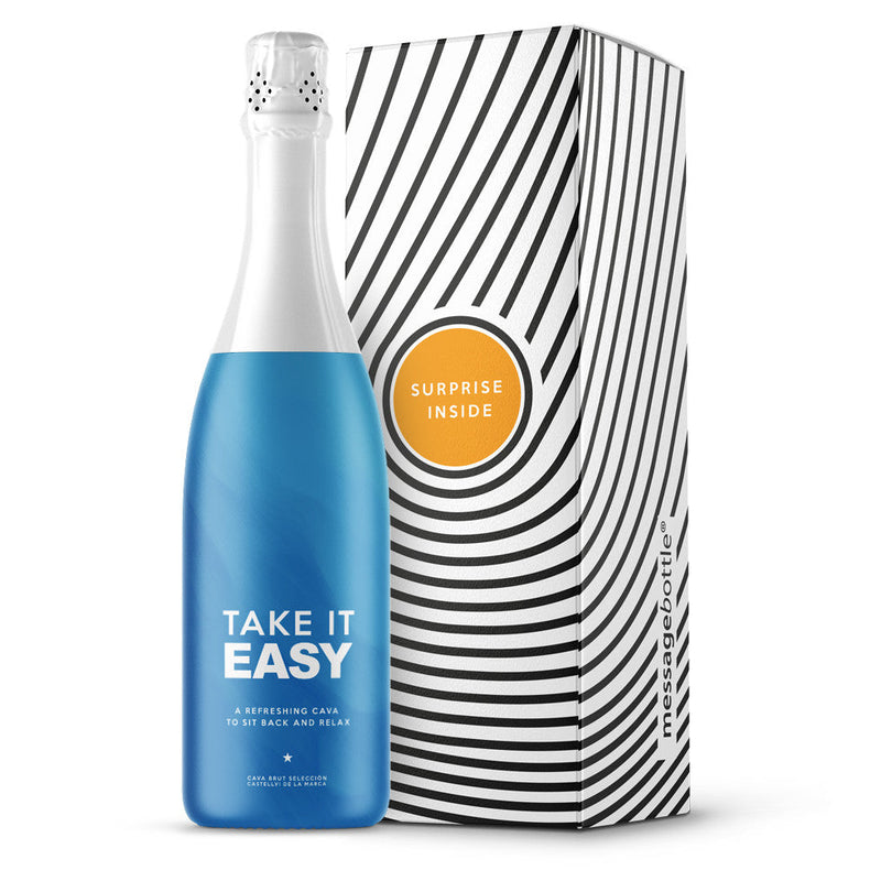 MessageBottle Cava Take It Easy