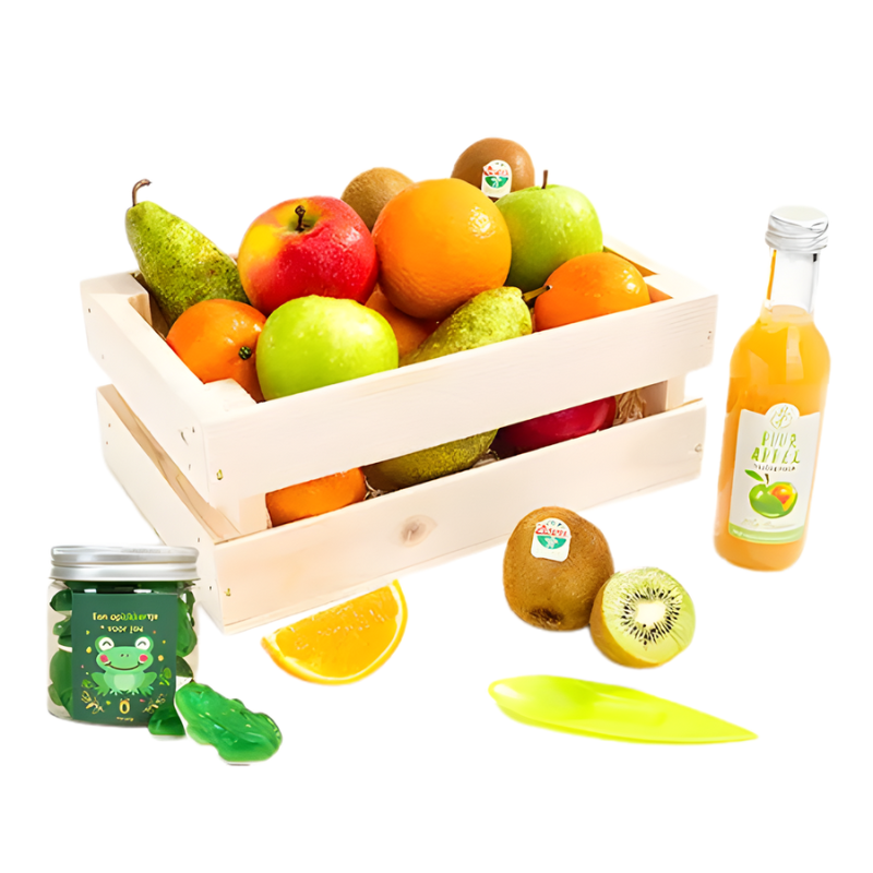 Fruitkistje Classic met snoep opkikkertjes