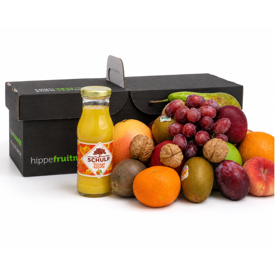 Fruitmand Sinaasappelsap