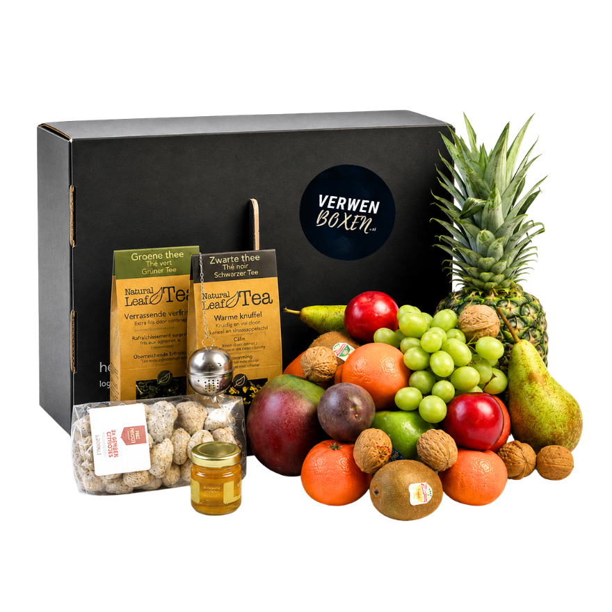 Fruitmand Thee honing en vijgen Groot