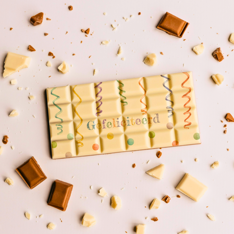 Chocoladereep Gefeliciteerd