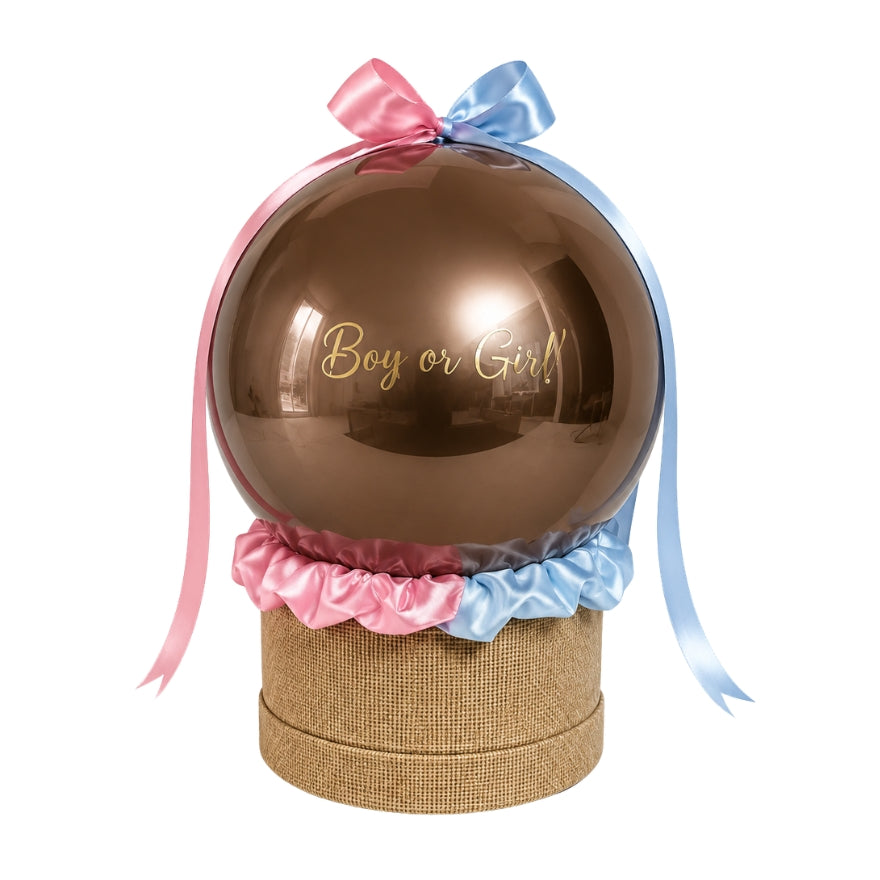 Gender Reveal Pop de Balloon – Boy or Girl Roze & Blauw