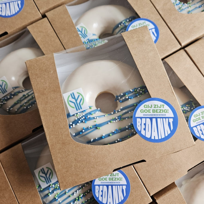 Gepersonaliseerde Donuts: met eigen logo