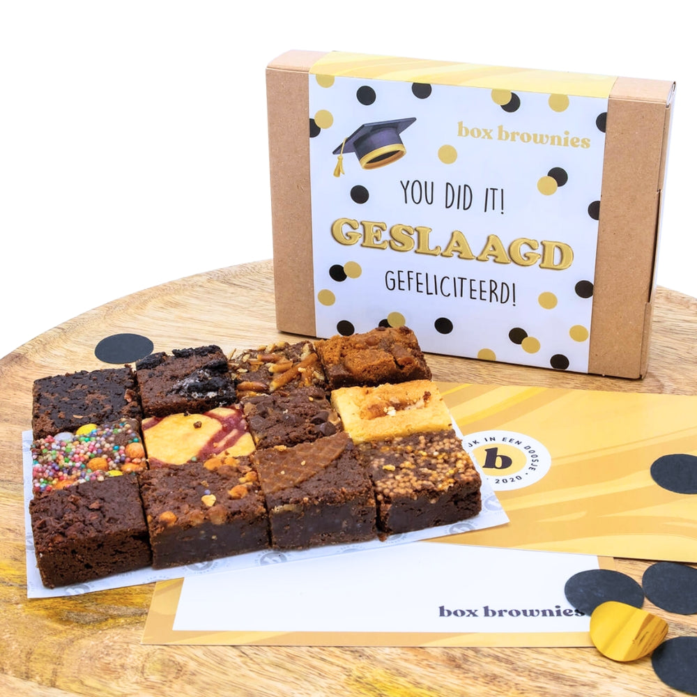 Geslaagd browniebox