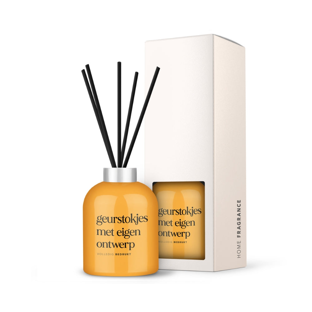 Geurstokjes met eigen verpakking