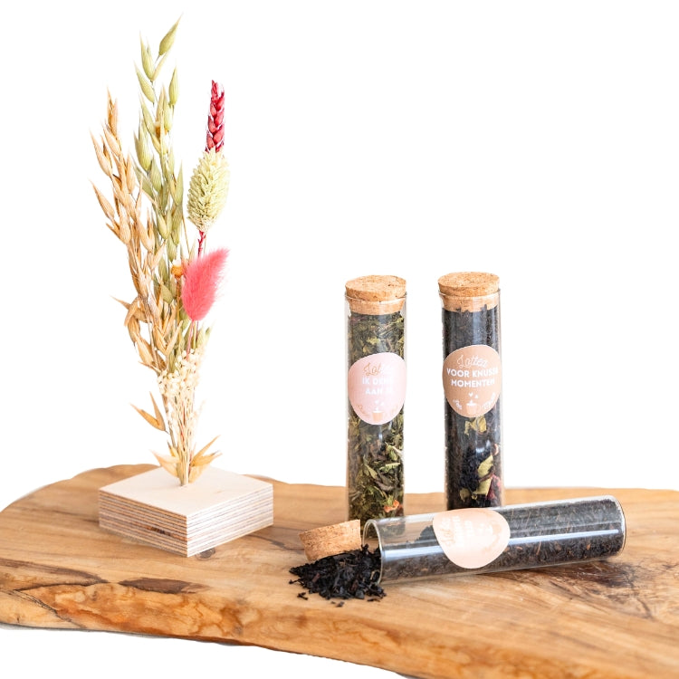 Giftset Theeproeverij ‘Knuffel voor Jou´