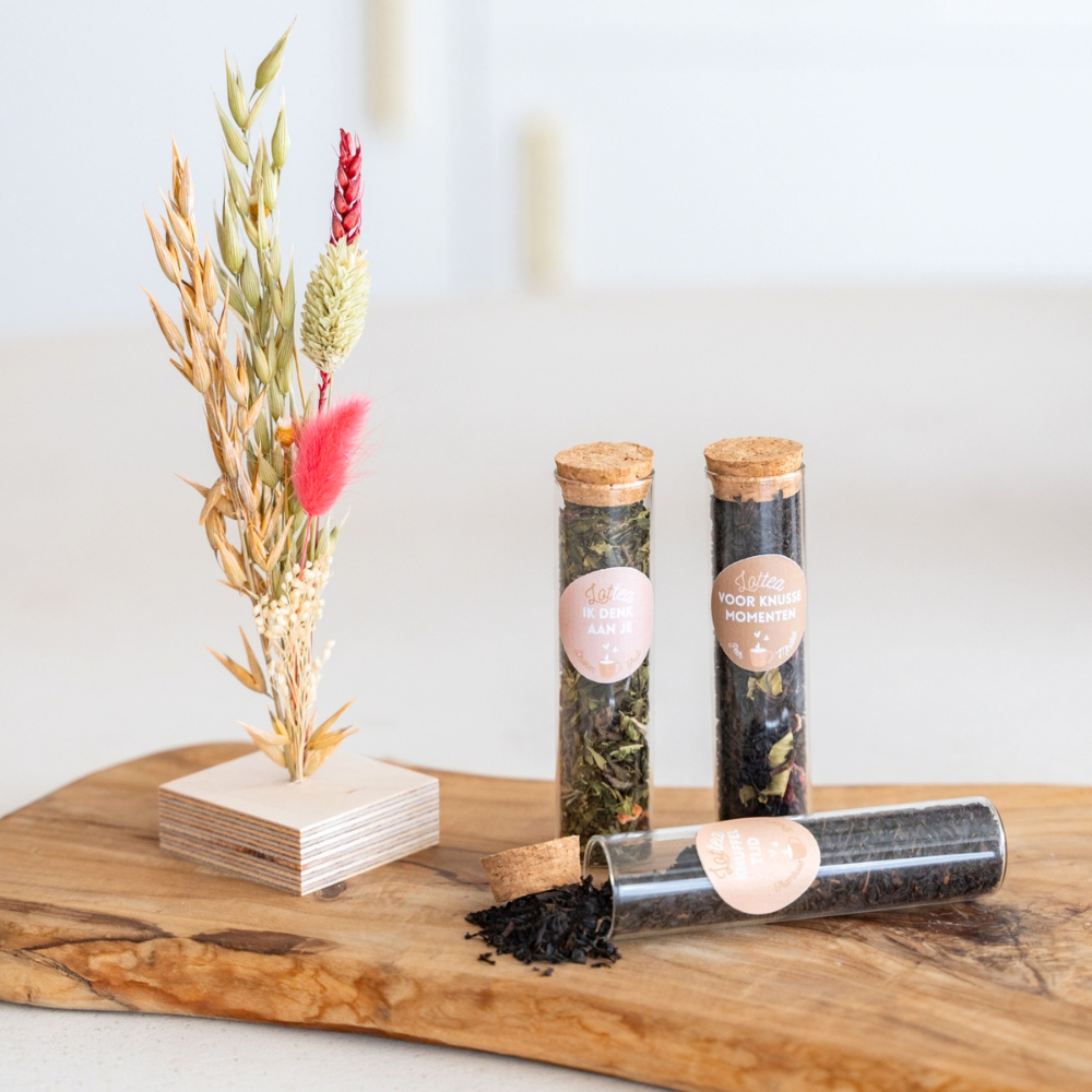Giftset Theeproeverij ‘Knuffel voor Jou´
