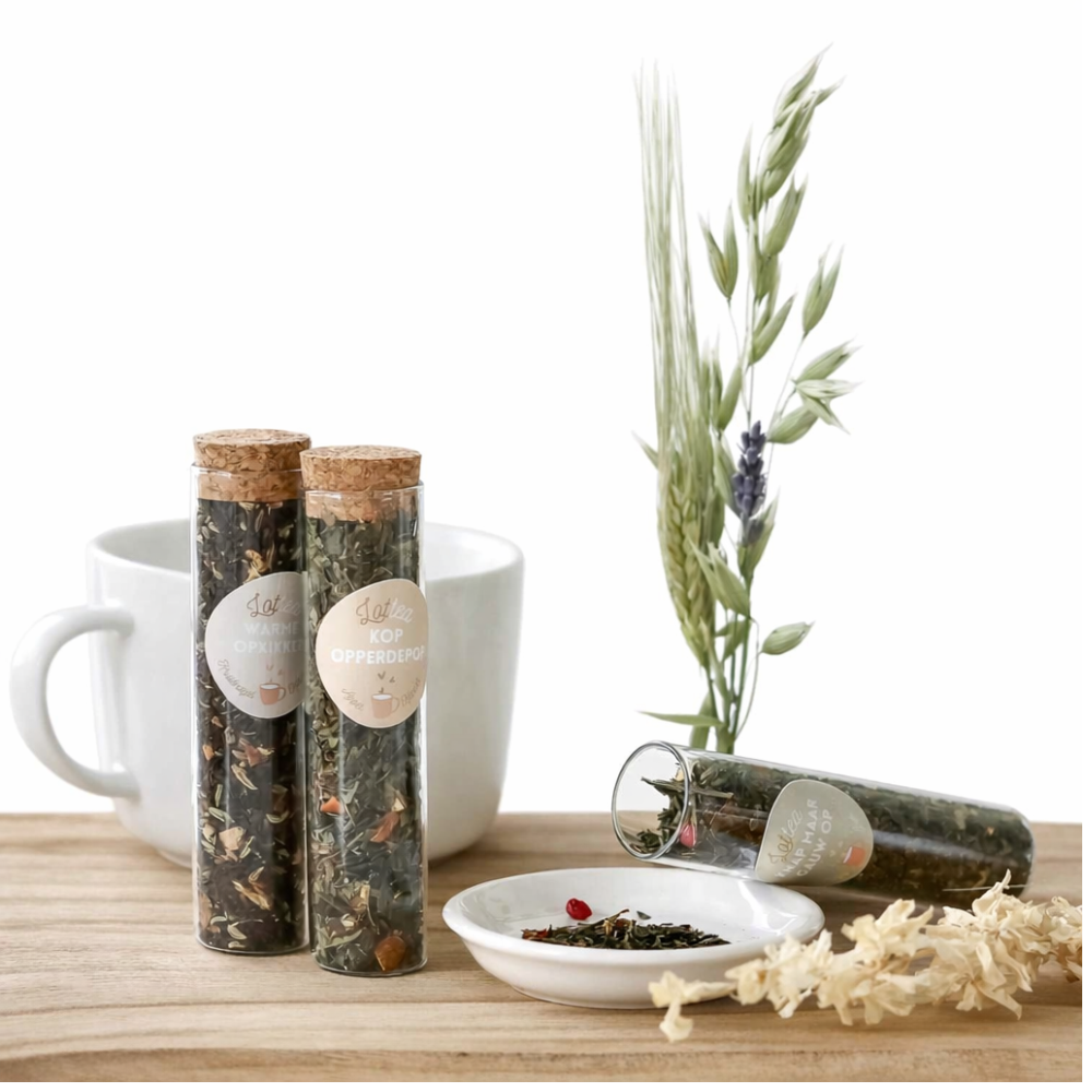 Giftset Theeproeverij ´Word snel beter!´
