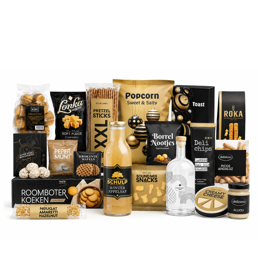 Golden XMAS Kerstpakket - vanaf 25 st.