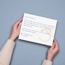 Handgeschreven kaartje