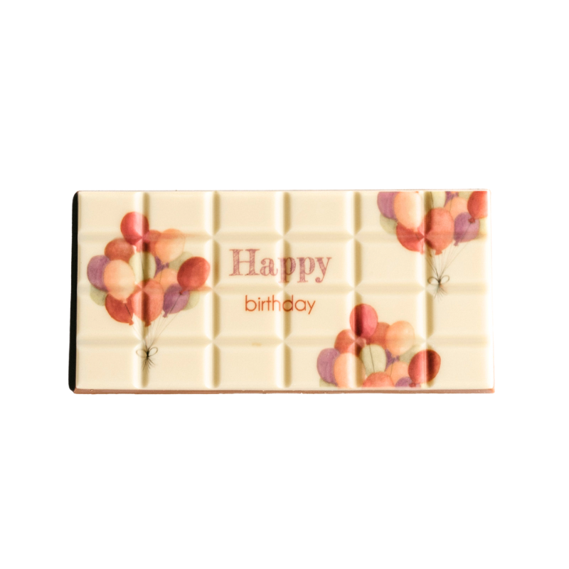 Chocoladereep Happy Birthday