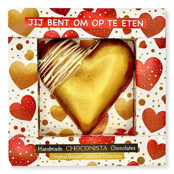 Chocolade Hart "Jij bent om op te eten"