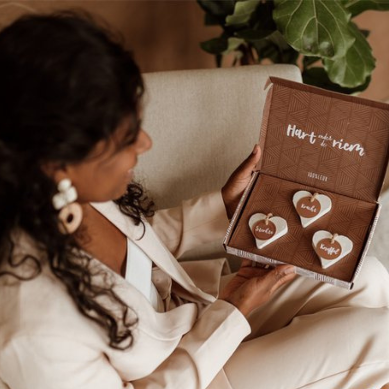 Brievenbus cadeau -  Hart onder de riem