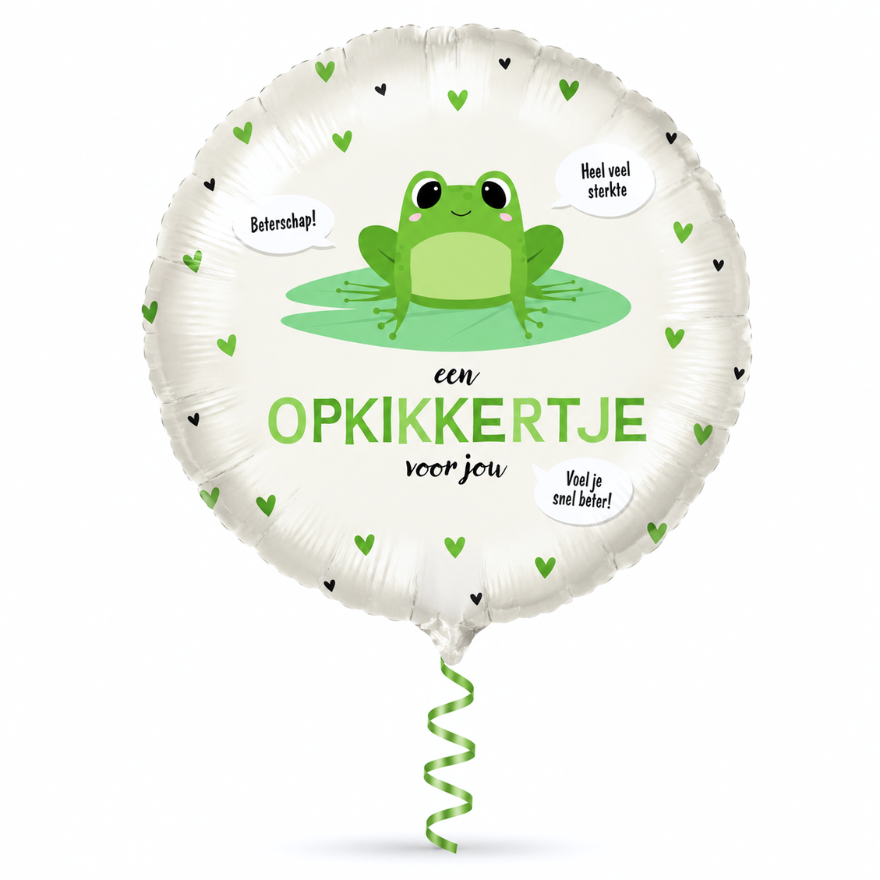 Heliumballon - Opkikker 45cm - Beterschapscadeau