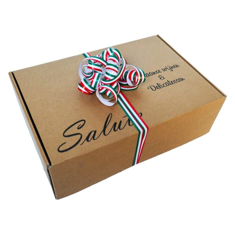 Borrelbox Italiaans (keuze uit witte of rode wijn of prosecco)