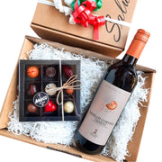 Bonbons & Wijn (keuze uit witte of rode wijn of prosecco)