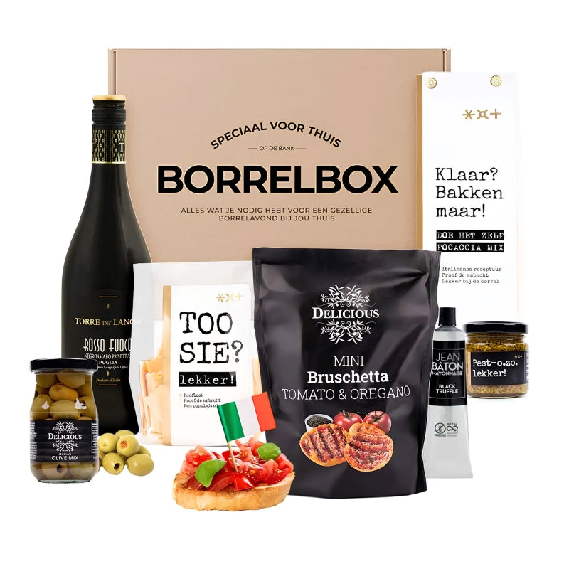 Italiaans borrelpakket - DIY Focaccia