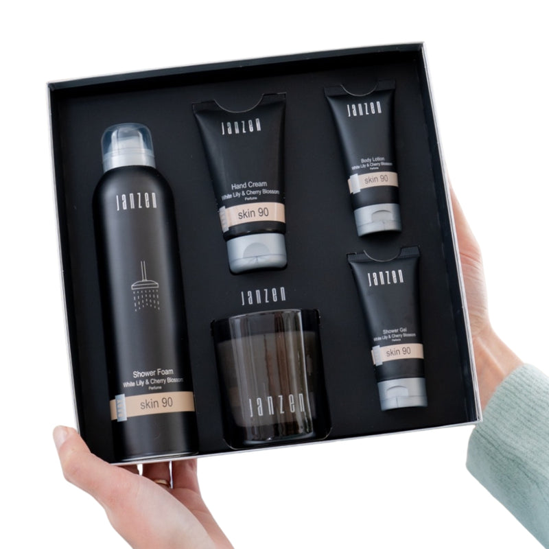 Janzen - Gift Set met kaars M Skin 90