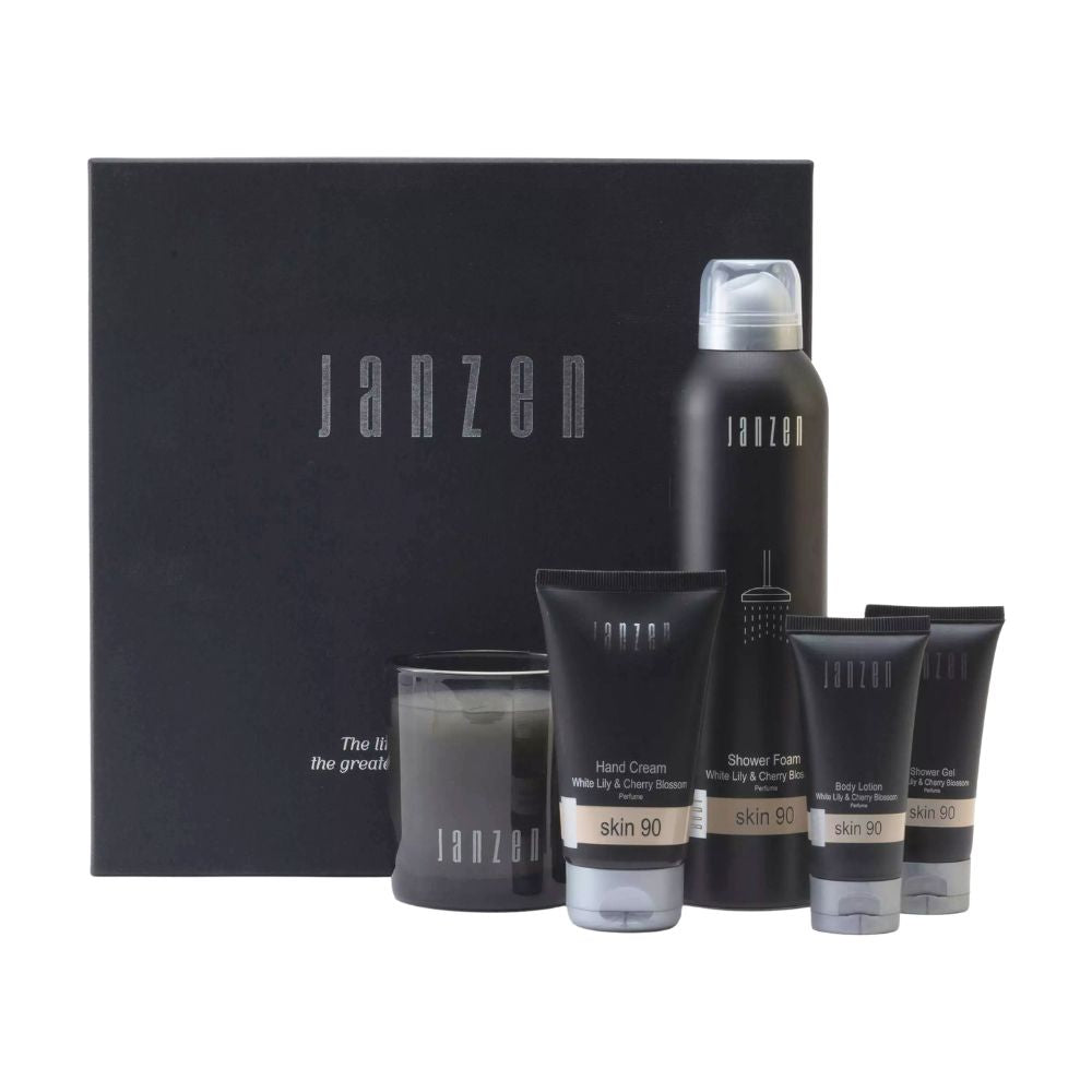 Janzen - Gift Set met kaars M Skin 90