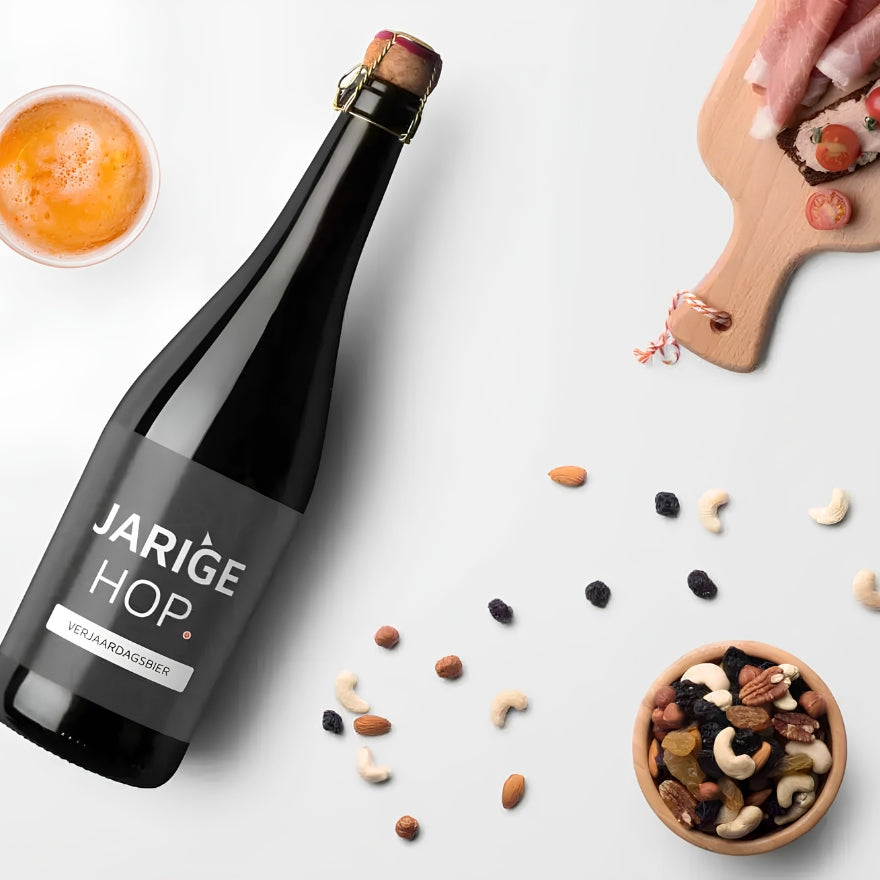 Verjaardag bier cadeaubox | Bier + snacks