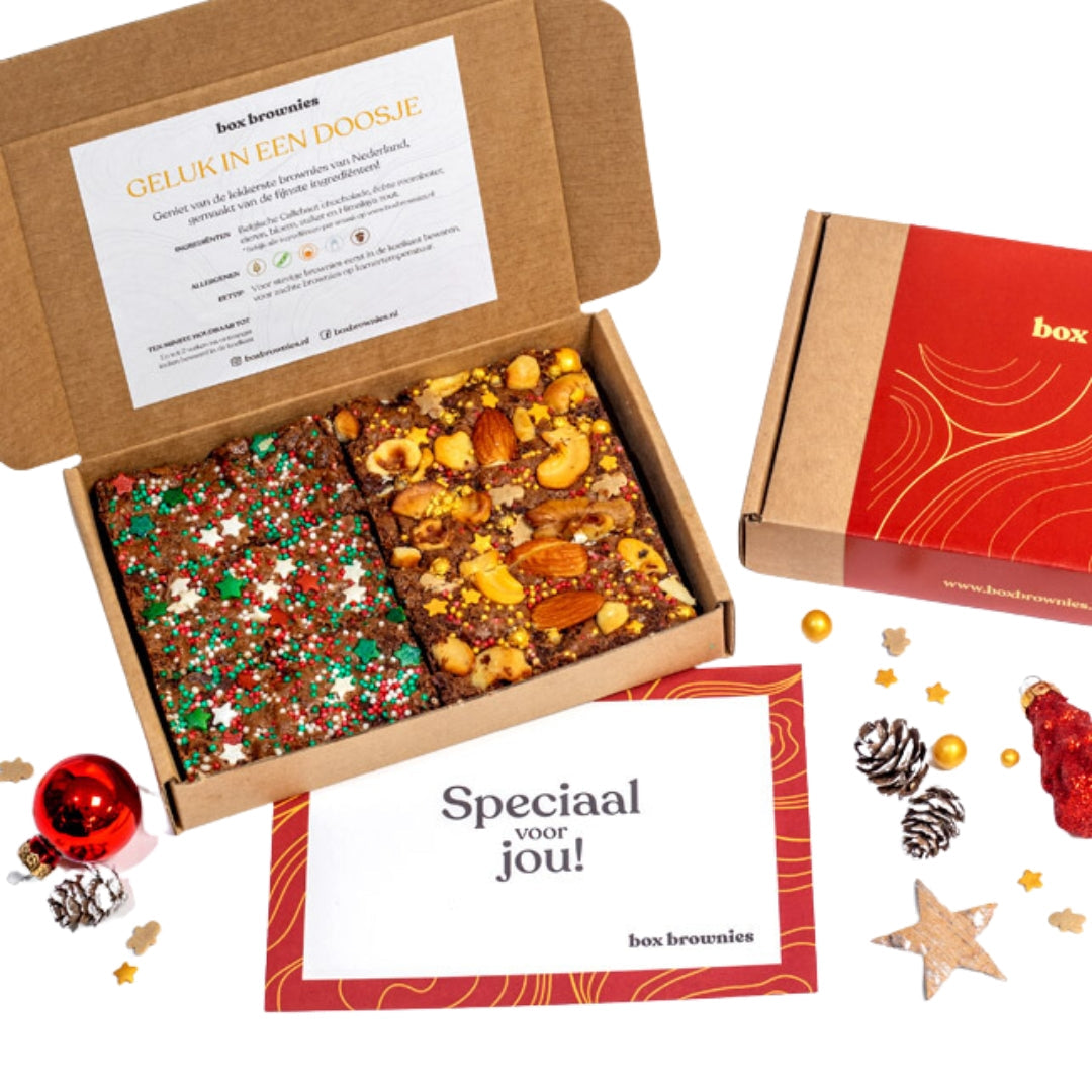 Kerst box - Kerstbrownies