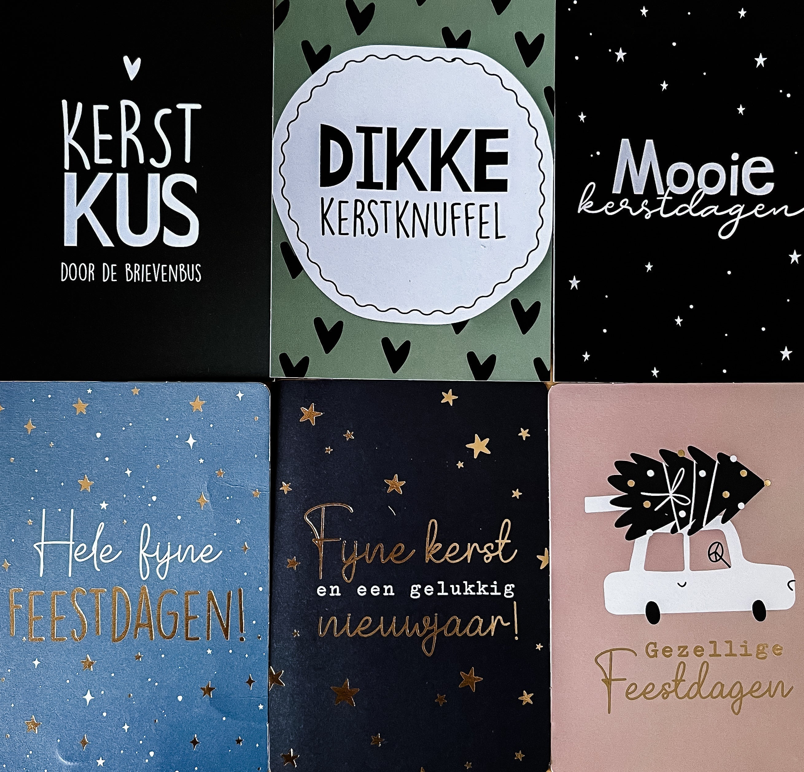 Brievenbuscadeautje Kerst confetti