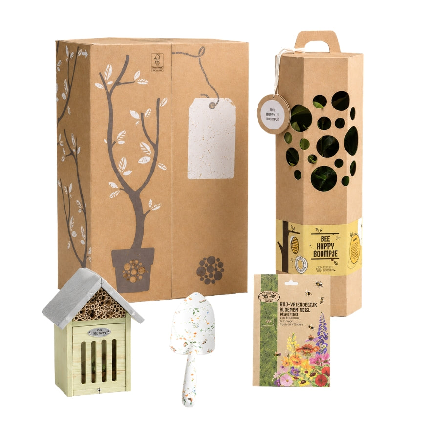 Cadeaupakket Bee Happy boompje