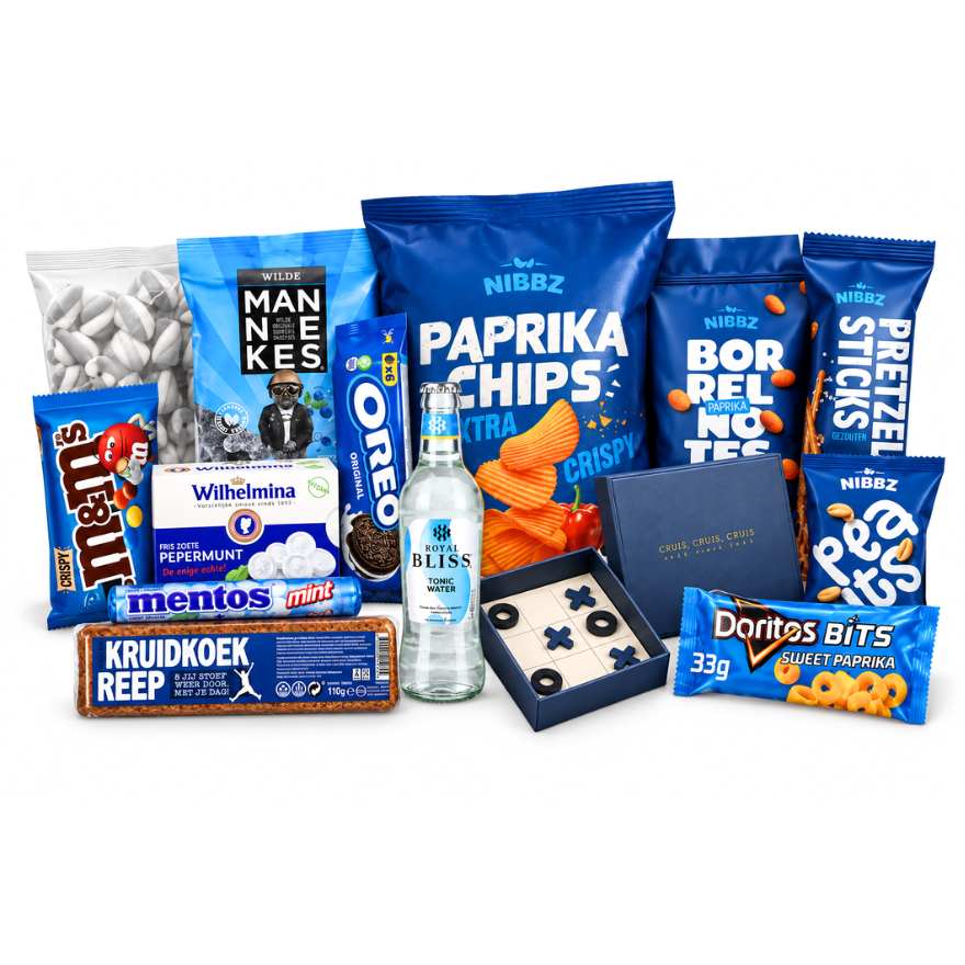Lekker Blauw Kerstpakket | Kerstpakket vanaf 25 st.