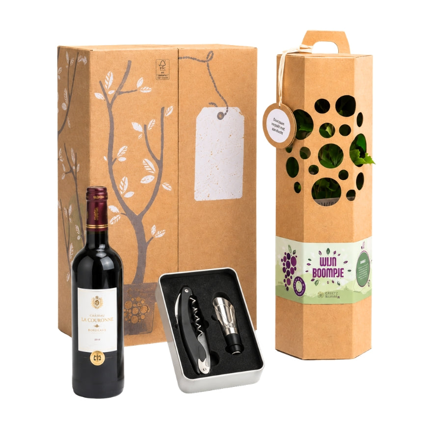 Cadeaupakket Wijnboompje