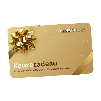 Keuzecadeau van Verwenboxen.nl: keuze uit 10.000+ cadeau's