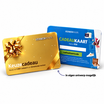 Keuzecadeau van Verwenboxen.nl: keuze uit 10.000+ cadeau's