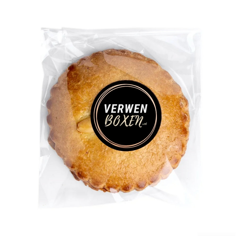 Roomboter gevulde koek met eigen logo