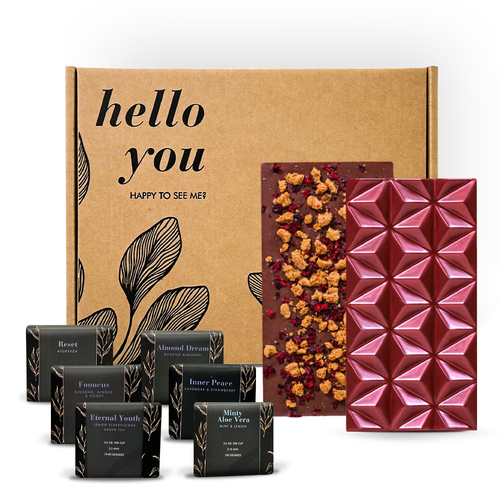 Theepakket brievenbus Zen Tea en Choco Box