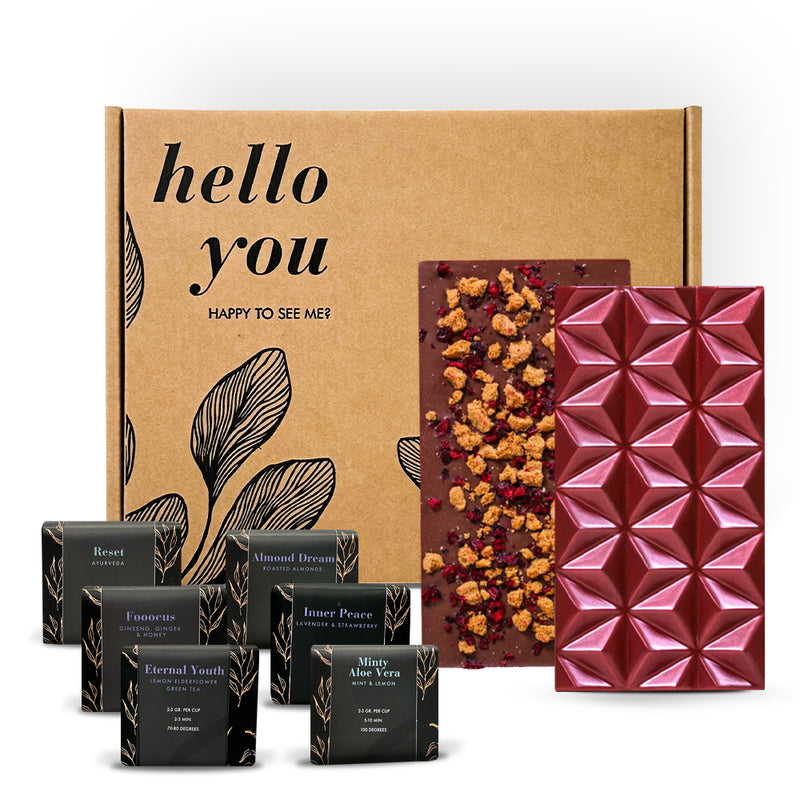 Theepakket brievenbus Zen Tea en Choco Box