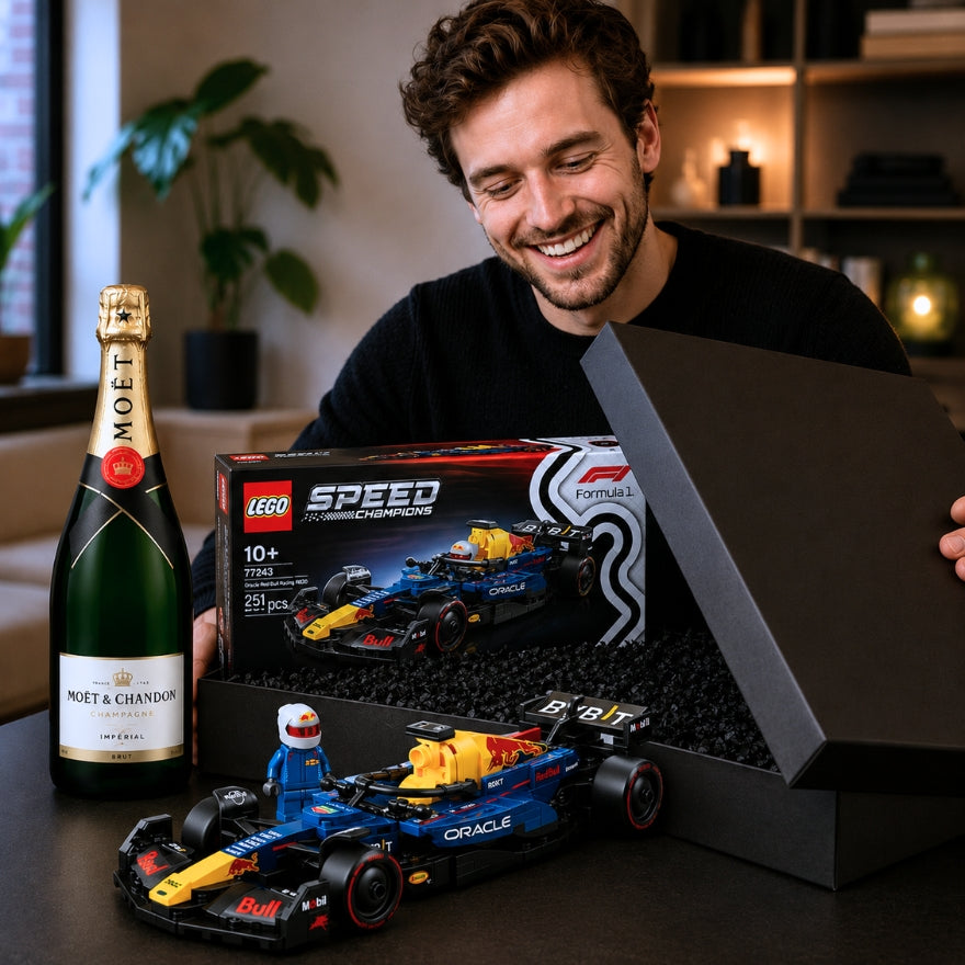 Formule 1 - LEGO® Red Bull cadeau met Moët Chandon Champagne