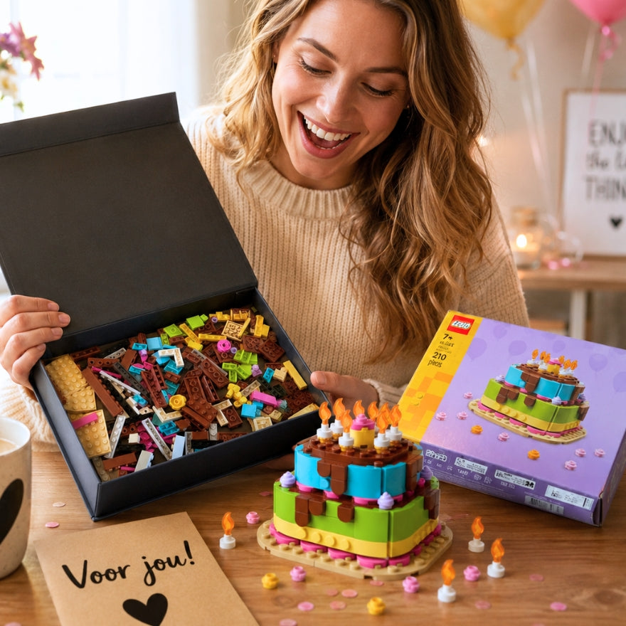 LEGO® - Verjaardagstaart (brievenbuscadeau)