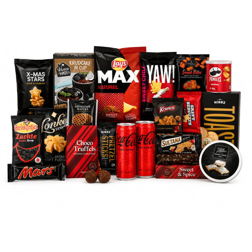 Luxe Snackpakket met Chips & Lekkernijen | Cadeau