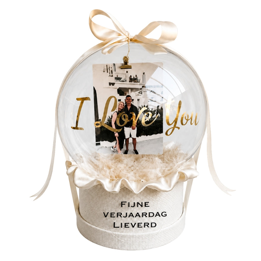 Gepersonaliseerde Ballon met Eigen Foto – Romantisch Cadeau