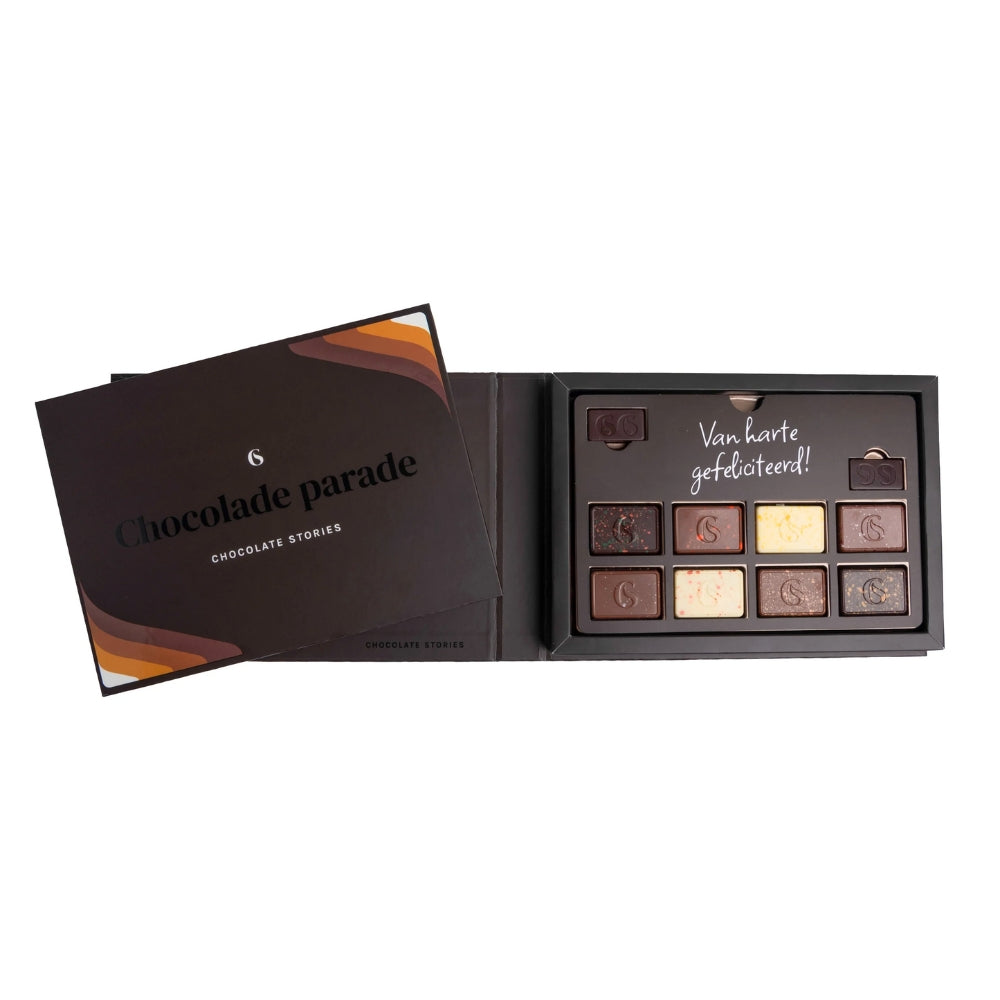 Chocolade parade - Gefeliciteerd - brievenbuscadeau