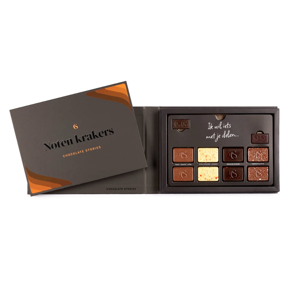 Noten krakers chocolade - brievenbuscadeau