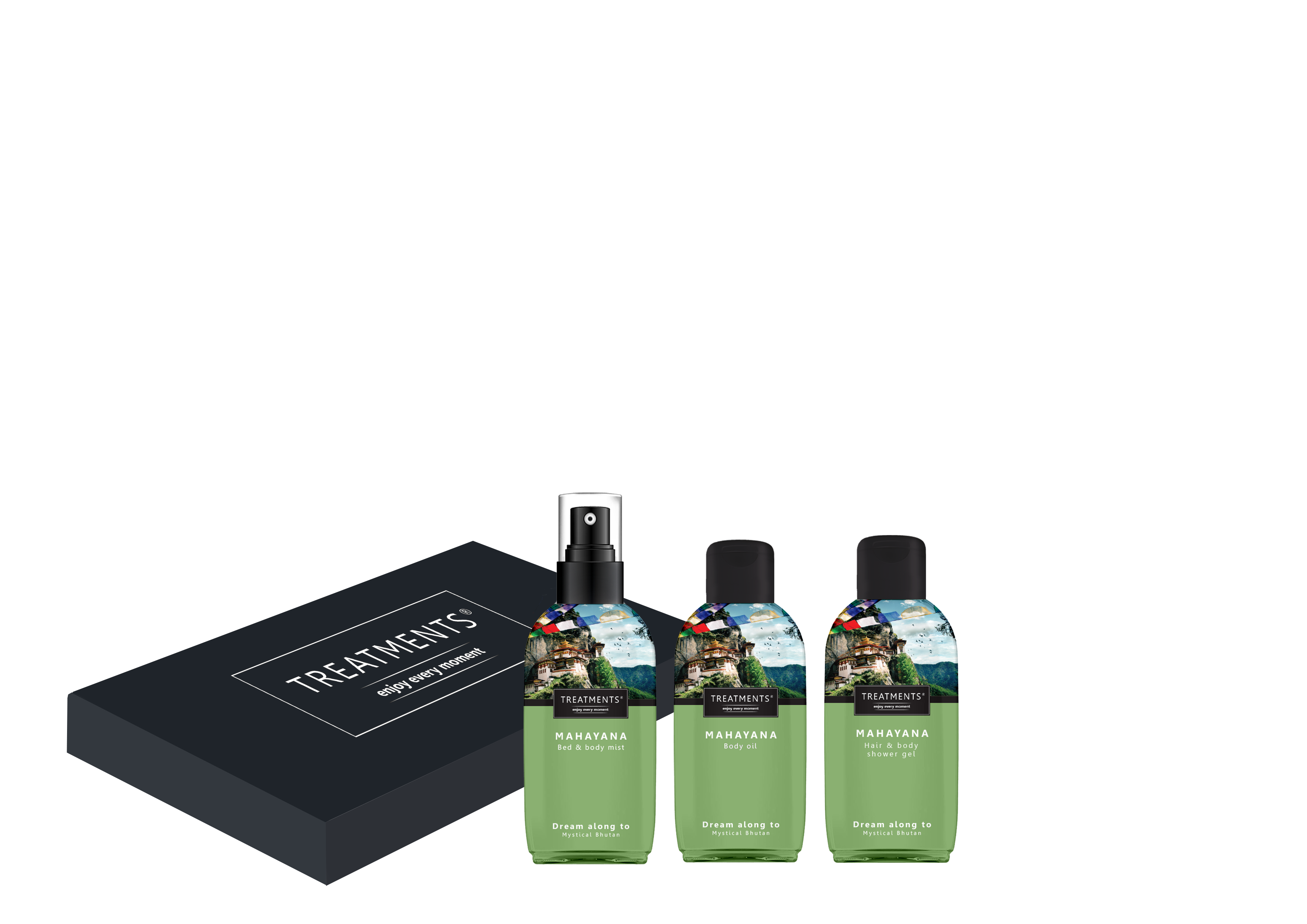 Body & Fragrance Mailbox (Brievenbus Giftbox - 4 geuren) van Treatments