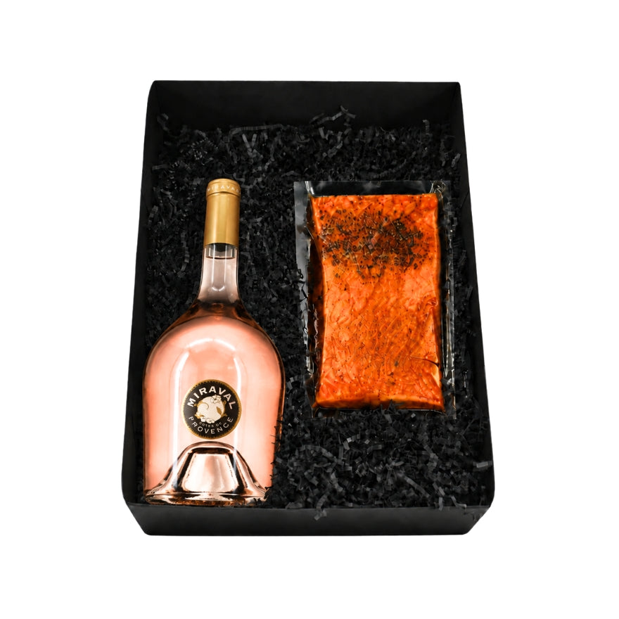 Miraval Rosé 75cl & Gerookte Zalm