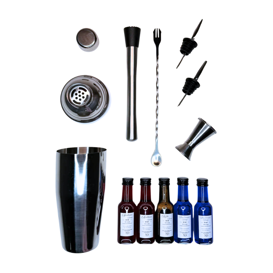 Mix & Sip Box – Cocktail date night pakket voor koppels | Creatieve datenight box